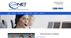 Desktop Screenshot of callnetcorp.com